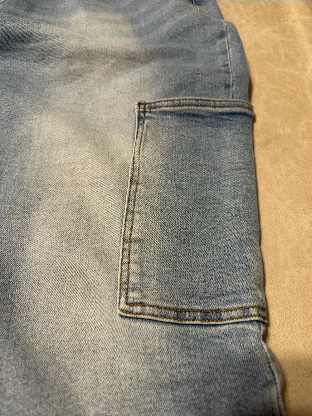 Judy Blue Wide Leg Cargo Jeans w/Stretch. Women's Size 22W